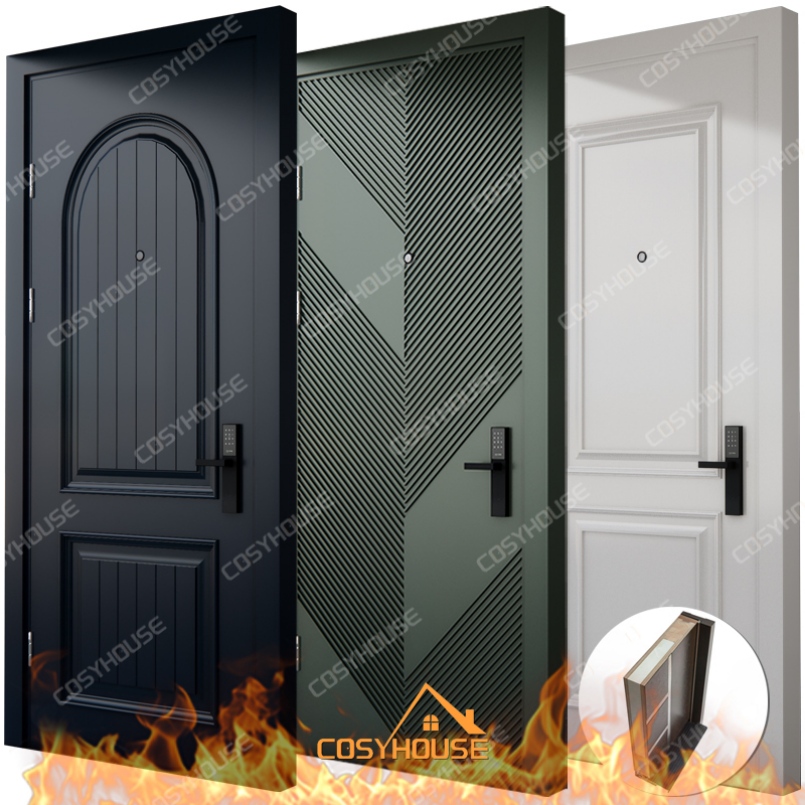 BS 476-22 fire rated wood door for UK related interior building projects