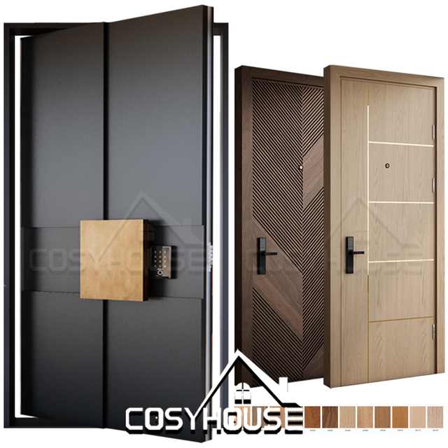 smart lock entrance door modern security front door