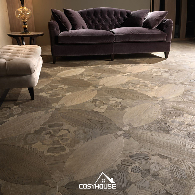 Versailles style oak parquet flooring made by top Chinese wood flooring manufacturer