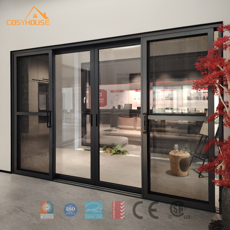 Premium aluminum sliding door with NFRC AS2047 CSA and Energy Star certifications