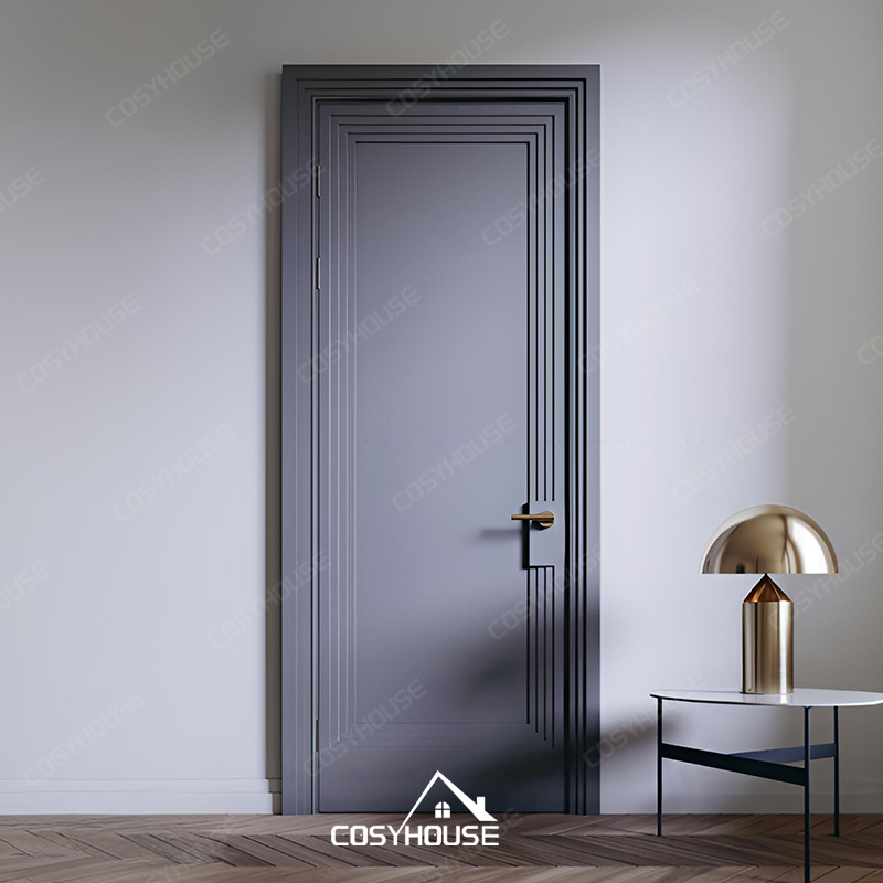 Modern wooden interior door for apartment and hotel projects