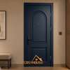 Chevron Wood Hotel Door with Herringbone Veneer Panel Fire Rated Timber Door