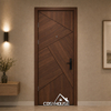 Premium walnut wood door for hospitality interiors